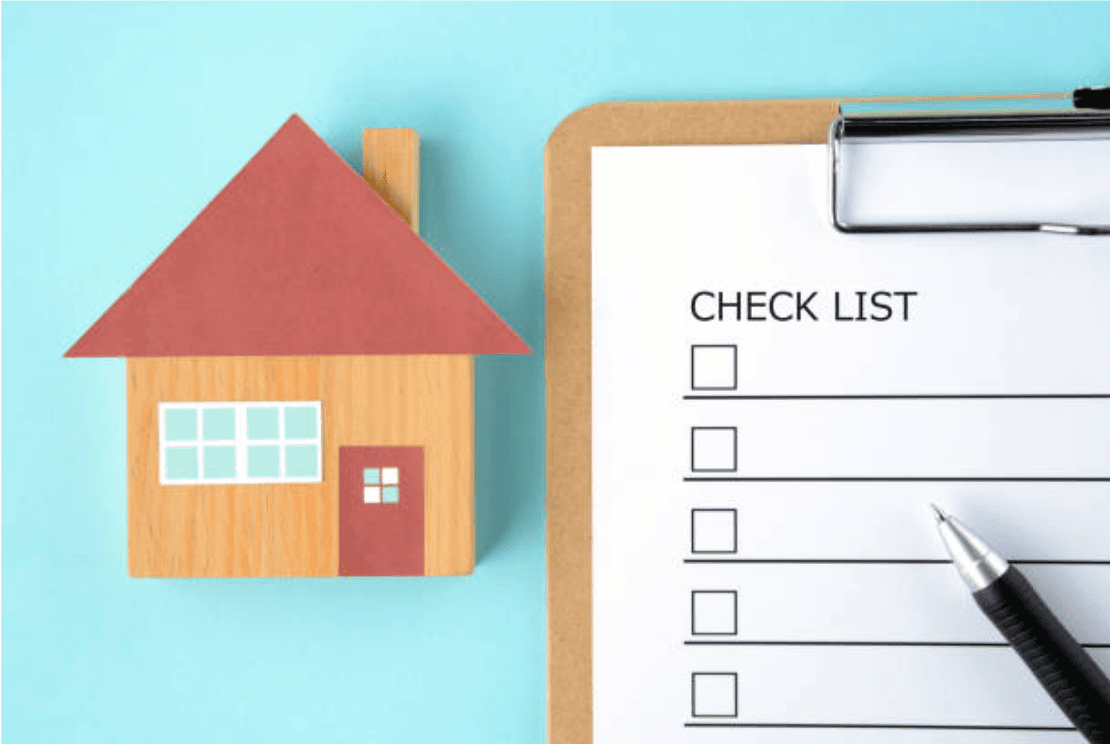 House check list for mortgage pre-approval